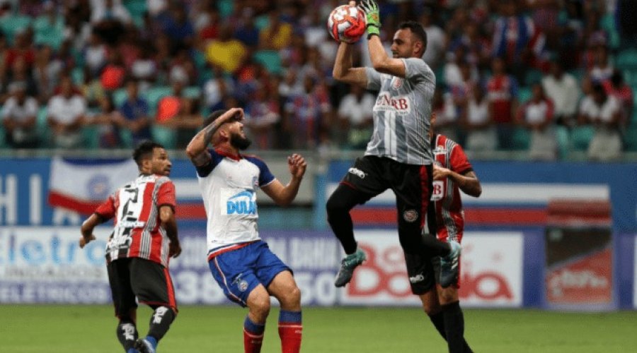 [Campeonato Baiano: Bahia vence o Atlético de Alagoinhas e abre larga vantagem na semifinal ]