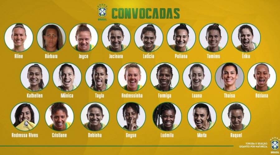 [Seleção Brasileira Feminina convocada para amistosos com Espanha e Escócia]