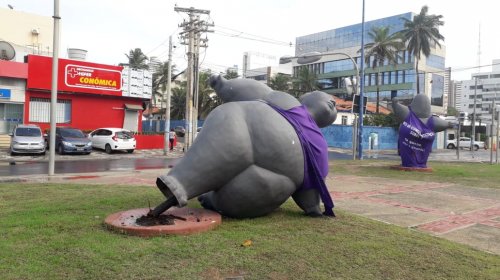 [Escultura Mariana, da Praça das Gordinhas, terá estrutura reforçada ]