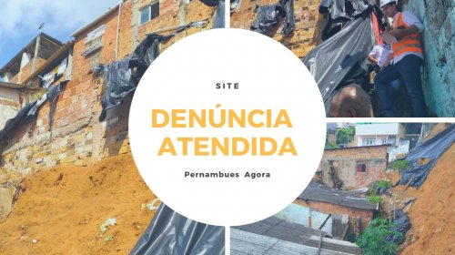 [Conder atende denúncia e equipe visita encosta em Pero Vaz]