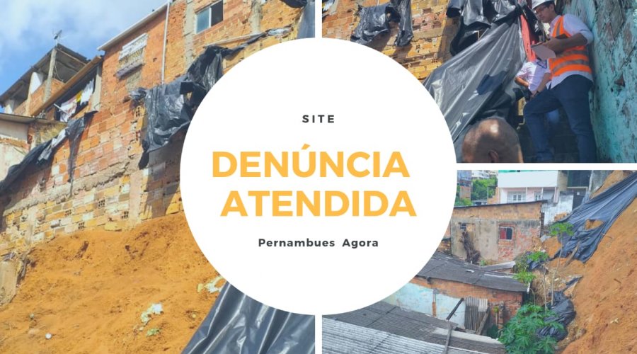 [Conder atende denúncia e equipe visita encosta em Pero Vaz]