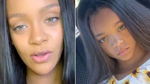 [Rihanna descobre sua versão mirim e choca seguidores: ‘você teve uma filha?’]