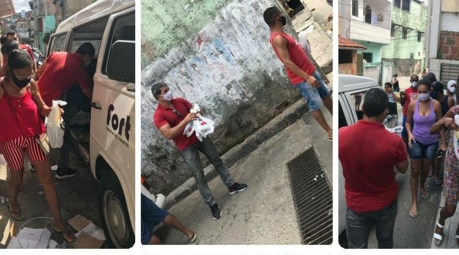 [Semana Santa: Cerca de 6 mil kg de peixe foram doados a moradores de Pernambués]