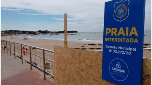 [Praias seguem fechadas em Salvador por mais uma semana]