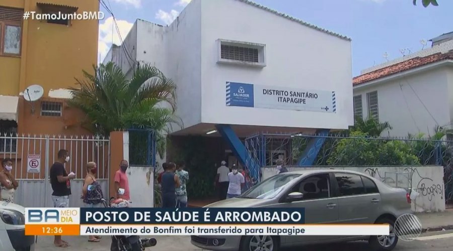 [Posto de saúde em Salvador que funciona vacinação contra Covid-19 é arrombado e furtado]