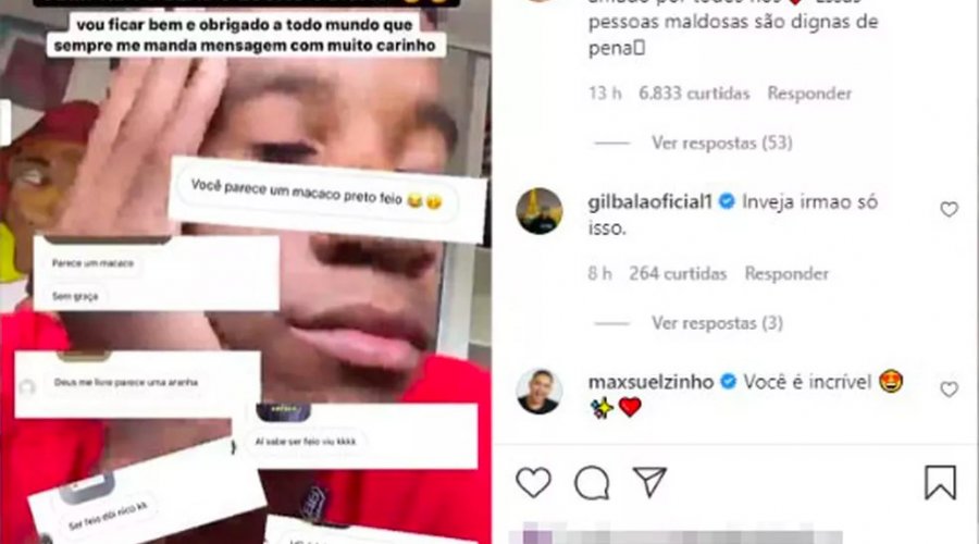 [Menor Nico é alvo de racismo nas redes sociais]