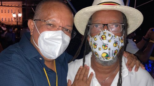 [Durante ensaio do Olodum, Suíca volta a defender políticas e investimentos para a cultura em S...]