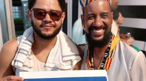 [Artistas apoiam projeto que homenageia Alaide do Feijão em rua do Pelourinho durante o Afropun...]