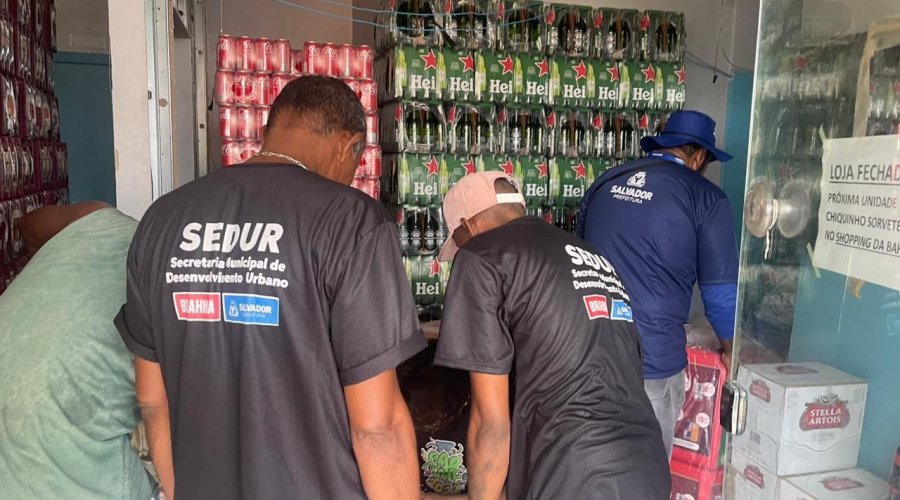 [Sedur apreende mais de 6 mil bebidas irregulares na Barra  ]