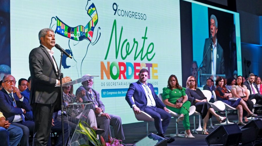 [Abertura de congresso regional de saúde, que acontece em Salvador, teve participação do governador Jerônimo Rodrigues e da ministra Nísia Trindade  ]