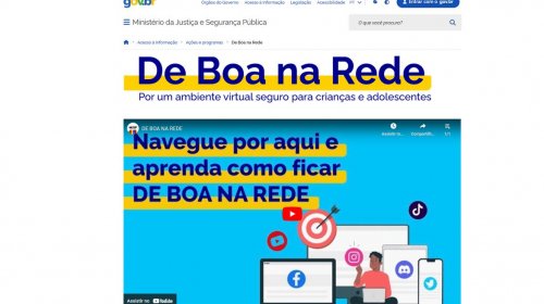 [Governo cria site com dicas sobre como proteger crianças nas redes]