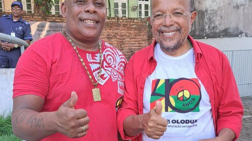 [Suíca defende atuação da Escola Olodum; “São 40 anos de resistência e atividades de formação d...]