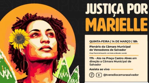 [Mulheres e movimentos sociais homenageiam Marielle na Câmara nesta quinta-feira (14)]