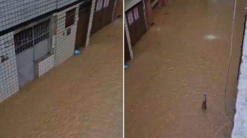 [Alagamento em Pernambués sola Moradores Após Chuvas Intensas em Salvador]