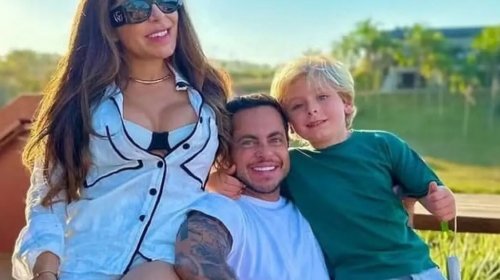 [Thammy Miranda celebra segunda gestação da esposa, Andressa]