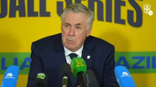 [Ancelotti pede paciência com testes após empate do Brasil diante da Austrália]